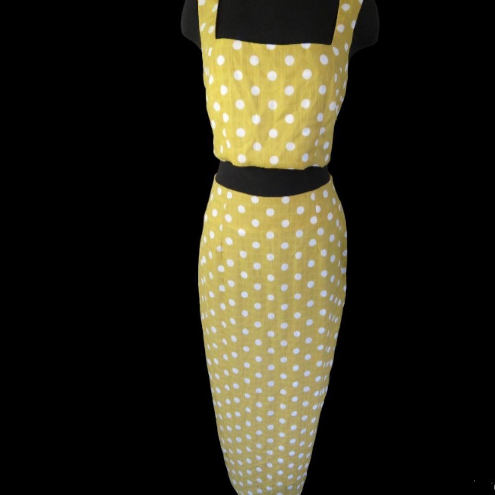 TOBY HEART GINGER - BAG GUESS CROP TOP & SELENA SKIRT - SIZE MED - NWTS - Picture 1 of 7